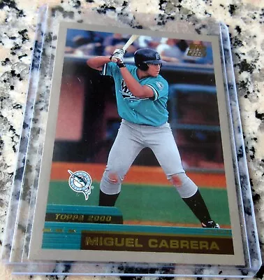 MIGUEL CABRERA 2016 Reprint 2000 Topps Traded Rookie Card RC Tigers Triple Crown • $49.99