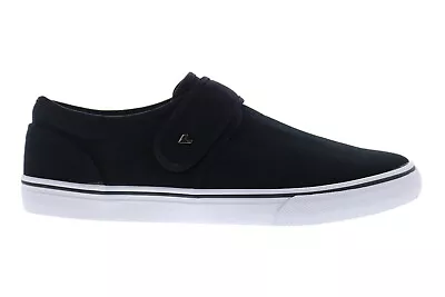 Lugz Voyage II MVOY2C-060 Mens Black Canvas Strap Lifestyle Sneakers Shoes 7.5 • $17.99