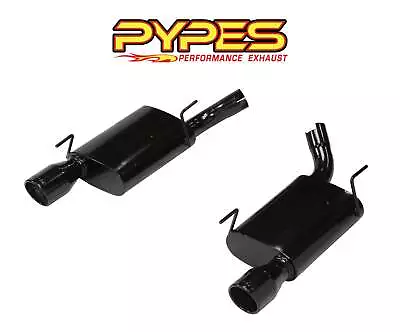 2005-2009 Ford Mustang GT Pypes SFM60VB Black Muffler Exhaust Kit W/ 4  Tips • $386.75