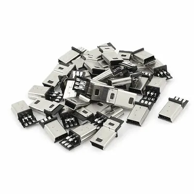 35Pcs Mini USB 5Pin Type B Male Connector PCB Mounting Jack Socket • $9.69