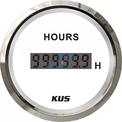 KUS Marine Engine Hour Meter For Boat Outboard Hour Meter Gauge 12/24V • $27.99