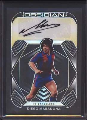 2020-21 Panini Obsidian Diego Maradona Gold Yellow Etch Auto Autograph 1/5! • $1999.99