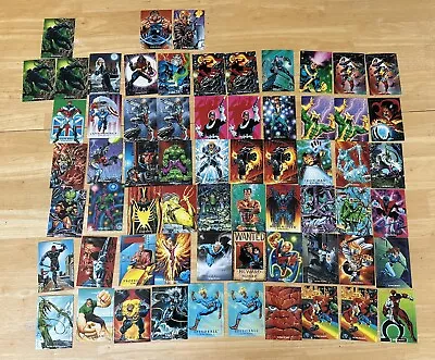 Lot Of 64 - 1992 Marvel Masterpieces Trading Cards - Excellent Condition • $25