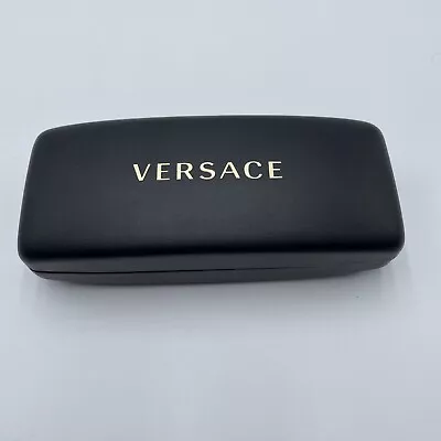 Versace Sunglass Eyeglass Eyewear Black Hard Shell Eyeglasses Case Only • $12.71
