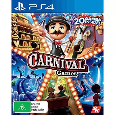 $55 • Buy Carnival Games 20 Family Kids Fun Party Game Compilation Sony Playstation 4 PS4