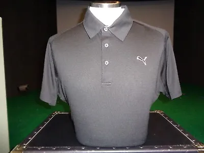 $29.50 • Buy New Men’s Puma Golf Tech S/s Golf Polo Shirt, Black, Pick A Size