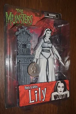 The Munsters Lily Toys R Us Black White Action Figure NEW Sealed Diamond Select • $59.89