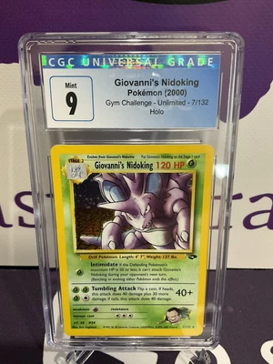 $75.99 • Buy Pokémon CGC 9 Giovanni's Nidoking 2000 Gym Challenge Holo #7 Card