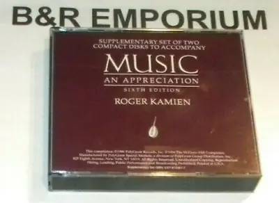 Roger Kamien - Music: An Appreciation Sixth Edition (1996 PolyGram) - Used 4-CD • $19.99