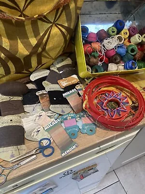 Vintage Sewing Items And Haberdashery Job Lot  • £15