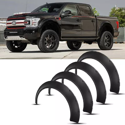 4.5  Car Flexible Fender Flares Extra Wide Body Kits Wheel Arches For Ford F-150 • $99.08