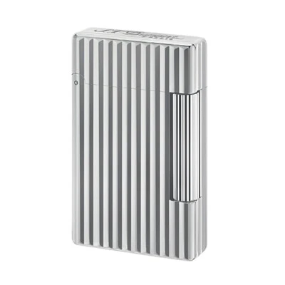 $890 • Buy St Dupont Initial Line White Bronze Flint Lighter Silver - Made In France