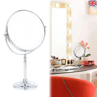 10x Magnifying Bathroom Travel Shaving Vanity Mirror Double Sided Makeup Mirror • £13.30