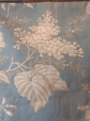 Restoration Hardware Blue Antique Floral Pillow Sham Italy 100% Cotton 20 X 28  • $14.99