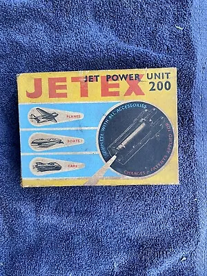 Vintage JETEX Jet Power Unit 200 MODEL AIRPLANE CAR BOAT ENGINE • $299