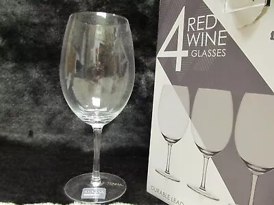Set-4: Mikasa MIA 24 Oz Red Wine Glasses - Dishwasher Safe - Lead-Free • $16.99