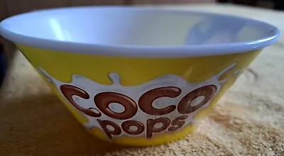 Kelloggs Coco Pops Plastic Promotion Cereal Bowl 2017 Great Condition Yellow  • £4.99