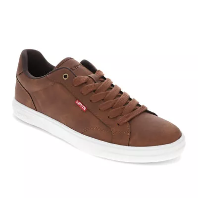 Levi's Mens Carter NB Vegan Leather Casual Lace Up Sneaker Shoe • $34.99