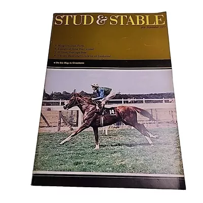 Stud & Stable Magazine V16 N7 September 1977 Horse Horseracing Mag Book • £15