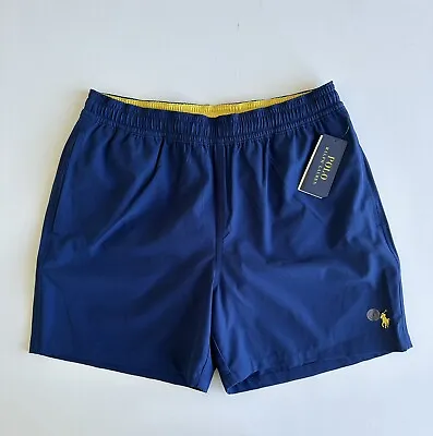 $71.99 • Buy POLO RALPH LAUREN Mens Designer Board Shorts / Swim Shorts Blue L RRP $109