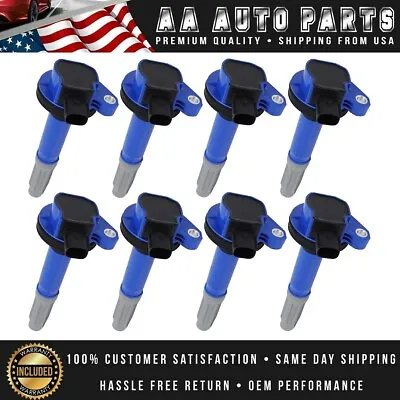 Set Of 8 High Performance Ignition Coil For  Ford F-150 5.0L Mustang 5.0L UF622 • $97.45