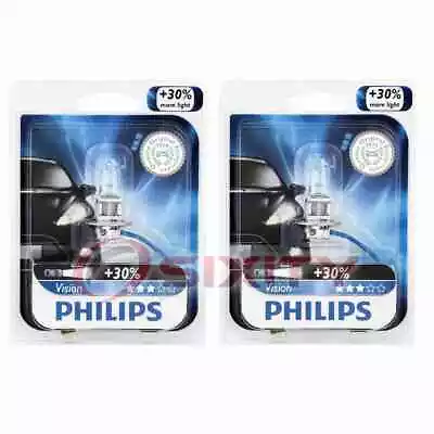 2 Pc Philips Front Fog Light Bulbs For Volkswagen Cabrio Caddy CrossFox Uo • $17.74