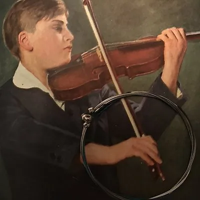 $4.99 • Buy Yehudi Violin Strings 4/4 Set GDAE German Silver Ball Ends Medium