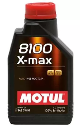 Motul 104531 8100 X-Max 0W40 1L (1.05 Qt.) • $15.42