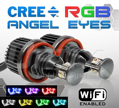 RGB LED Angel Eyes Halo Light Bulbs Canbus For BMW E90 E92 335i 335ci 328i M3 • $74.99