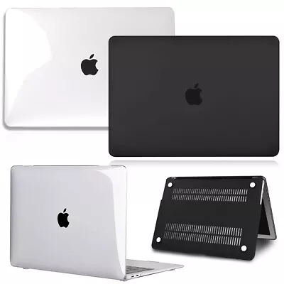 Black Or Clear Shell Case Cover For Apple MacBook Air 11 13''/Pro 13/14/15/16/12 • £8.54