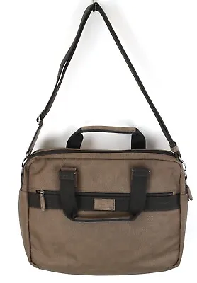 CAMEL ACTIVE  Bag Men's ONE SIZE Leather Notebook Adjustable Strap Brown • £71.88