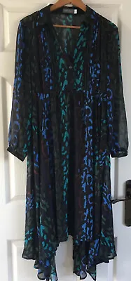 Mint Velvet  Alex Print Trapeze Shirt Dress Size 8 EXCELLENT CONDITION • £45