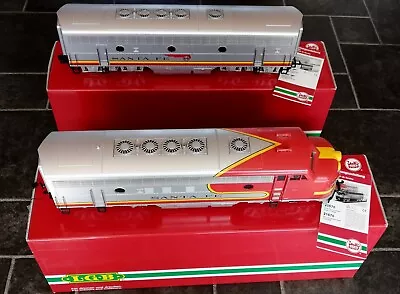 LGB 20570/20582 G Scale Santa Fe F7A / Santa Fe F7B 2-Car DMU With Sound • £675