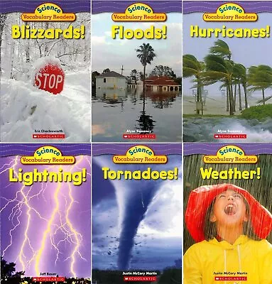 Science Vocabulary Readers: Wild Weather Pack: Blizzards! / Floods! /... • $18.70