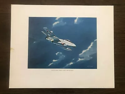 Douglas-Navy F3D Skynight - Rare Vintage R.G. Smith Print  • $49.99