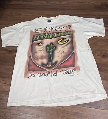 Eagles Band T Shirt Large XL Vintage 1994 Rock Music • $52.99