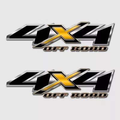 Yellow 4x4 Silverado Truck Decal Sticker For Chevy GMC Pittsburgh Off Road • $19.99