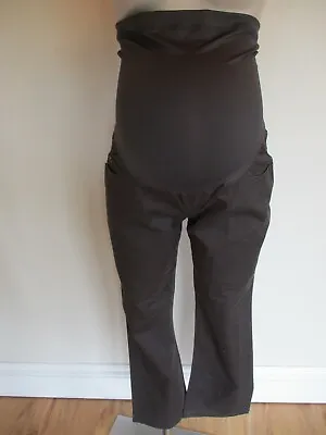 Liz Lange Maternity Dark Grey Ankle Chino Trousers Size 14 16 18 20 22 New Ll5 • £5