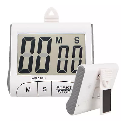 LCD Digital Large Kitchen Cooking Timer Count-Down Up Clock Loud Alarm Magnetic • $8.48