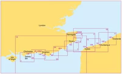 Admiralty Small Craft Leisure Charts 5605 | Channel - Chichester To Oostende • £56.25