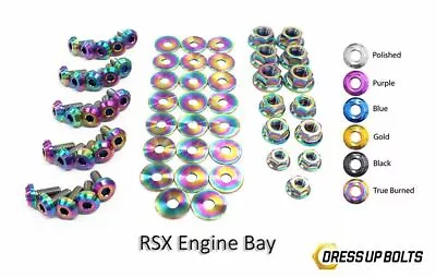 Dress Up Bolts RSX & RSX Type-S 2002-2006 Titanium Engine Bay Kit True Burned • $307.99