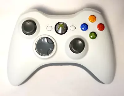 Official Microsoft Xbox 360 White Wireless Controller Genuine Original OEM • $15.95