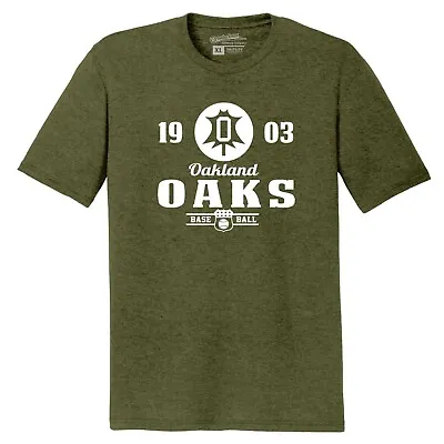 Oakland Oaks 1903 Baseball TRI-BLEND Tee Shirt - A's Giants • $22