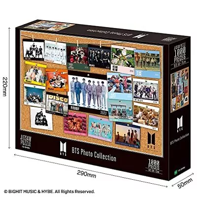 BTS Photo Collection 1000 Piece Puzzle EPOCH 13-048s With Glue Spatula Included • $55.87