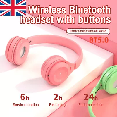 £11.89 • Buy Wireless Bluetooth Headset Headphones Stereo Super Bass Earphones Hands-free UK