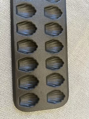 Gobel Mini Non-Stick Madeleine Pan 15.5 By 5 Inch 15.5  X 5  X .375  Black  • $29