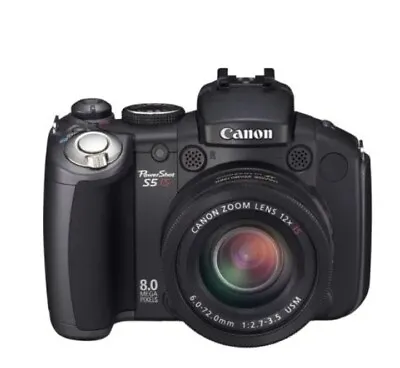 CANON PowerShot S5 IS Digital Camera - Uses AA Batteries  And 8GB Card Tested✨️ • $95