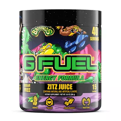 G FUEL - Energy Formula Battletoads Zitz Juice | GFUEL • $64.95