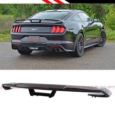 For 2015-2023 Ford Mustang S550 Gt Style Glossy Black Rear Trunk Spoiler Wing • $125.99