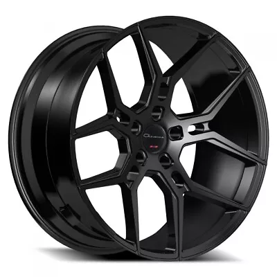 (4) 22  Staggered Giovanna Wheels Haleb Black Rims 4pcs/set (B5) • $2399